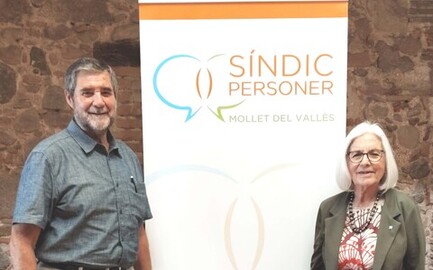 Reunió amb el síndic de greuges de Mollet, Sr. Salvador Rovirosa Olivé